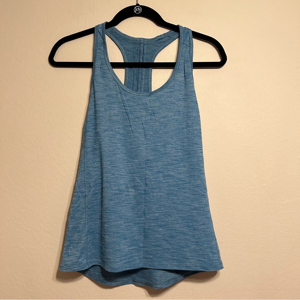 Lululemon Hotwave Tank Heathered Tofino Teal Top Size‎ Size 6